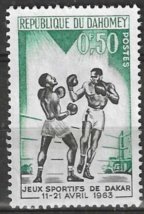 Dahomey 1963 - Yvert 192 - Vriendschapspelen - Boksen (ZG), Timbres & Monnaies, Timbres | Afrique, Non oblitéré, Autres pays, Envoi