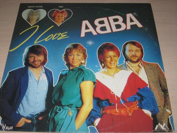 Disque vinyl 33 tours ABBA I LOVE, Cd's en Dvd's, Vinyl | Pop, Zo goed als nieuw, 1960 tot 1980, Ophalen of Verzenden