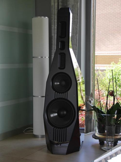 Lawrence-audio double bass, Audio, Tv en Foto, Luidsprekerboxen, Zo goed als nieuw, Front, Rear of Stereo speakers, Overige merken