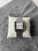 Cartier Santos - 42mm - Polshorloge, Handtassen en Accessoires, Horloges | Dames, Overige merken, Staal, Staal, Polshorloge