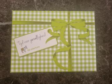 Tijd voor gezelligheid - Geschenkverpakking thee beschikbaar voor biedingen