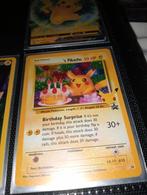 Gâteau d'anniversaire Pikachu 1995, promotion du 25e anniver, Comme neuf, Foil, Cartes en vrac, Enlèvement ou Envoi