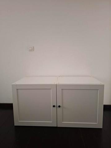 2 gloednieuwe IKEA "Platsa" kasten 60x55x60. Kleur wit beschikbaar voor biedingen