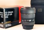 Sigma 12-24mm f4.5-5.6 EX DG HSM (Canon EF), Ophalen of Verzenden, Zo goed als nieuw, Groothoeklens, Zoom