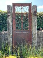 Massieve ijzeren kelderdeur, Tuin en Terras, Tuinwanddecoratie, Ophalen