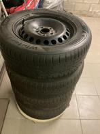 Winterbanden op stalen velg 215/60/16, Ophalen, 16 inch, Banden en Velgen, Winterbanden