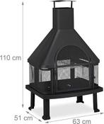 Poêle de terrasse avec barbecue | LIVRAISON GRATUITE, Neuf, -, -, RELAXDAYS