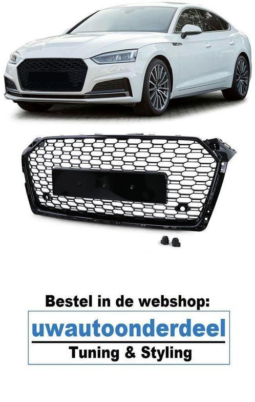 Grill Hoogglans Zwart Geschikt Voor Audi A5 RS5 Look Tsi Tdi, Auto diversen, Tuning en Styling, Verzenden