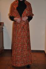 Grof geweven haut-couture rok met sjaal - maat 36, Comme neuf, Taille 36 (S), Autres couleurs, Sous le genou