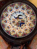 Xxl schotel in polychroom Delft, plateelfabriek Ram, Antiek en Kunst, Ophalen