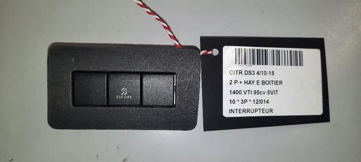 SCHAKELAAR Citroën DS3 (SA) (01-2009/07-2015) (96645105), Auto-onderdelen, Dashboard en Schakelaars, Citroën, Gebruikt