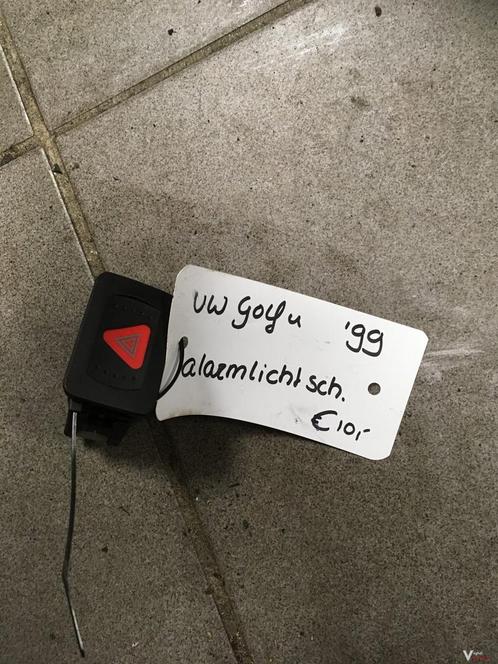 vw golf 4 '99 alarmlichtschakelaar, Auto-onderdelen, Dashboard en Schakelaars, Gebruikt, Ophalen of Verzenden