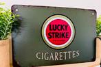 Enseigne publicitaire en métal Lucky Strike, Enlèvement ou Envoi, Panneau publicitaire, Neuf