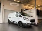 Ford Transit Custom TRAIL L2 FULL OPTION LEDER 29700+BTW, Auto's, Gebruikt, 4 cilinders, Wit, Leder