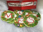 Vintage kerstslinger. 2,5 m. Papier . Merry Christmas, Diversen, Ophalen of Verzenden