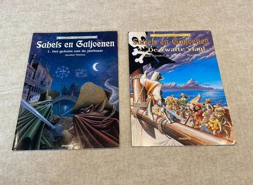 Masbou - Sabels en Galjoenen - 4 delen, Boeken, Stripverhalen, Gelezen, Verzenden