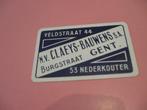Oude speelkaart Claeys - Bauwens , Gent (32), Collections, Enlèvement ou Envoi, Comme neuf, Carte(s) à jouer