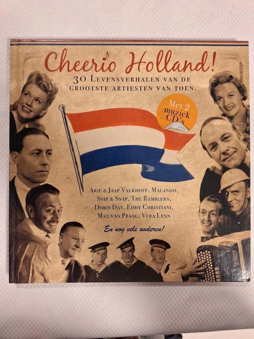 Cheerio holland boek met 2 cd's, Boeken, Geschiedenis | Wereld, Zo goed als nieuw, Europa, 20e eeuw of later, Ophalen