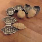 3 stuks marsepein/ijs mal fruit tinnen 3-D vorm vintage, Ophalen of Verzenden, Gebruikt, Serveervorm