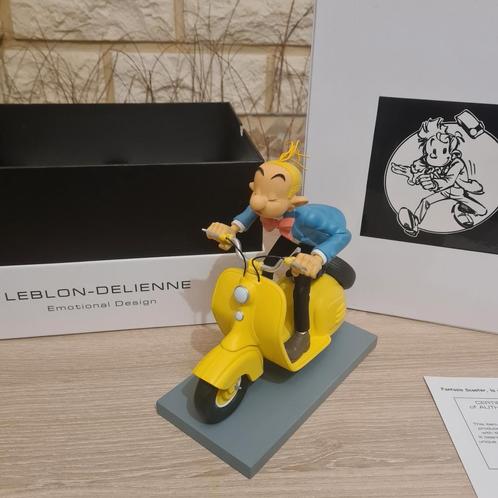 Spirou Fantasio Scooter Leblon Delienne, Verzamelen, Stripfiguren, Nieuw, Ophalen of Verzenden
