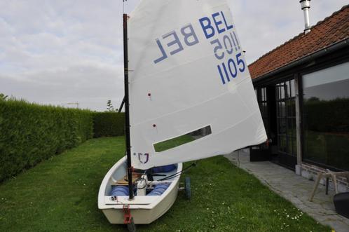 Optimist, Watersport en Boten, Open zeilboten, Gebruikt, Optimist, Minder dan 3 meter, Polyester, Geen motor, Ophalen