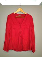Rode bloes van zachte stof met knoopjes maat L, Vêtements | Femmes, Yessica, Taille 42/44 (L), Rouge, Enlèvement ou Envoi
