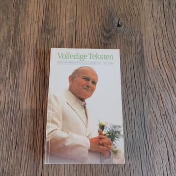 Volledige teksten Paus Johannes-Paulus II in Belgie-Mei 1985, Ophalen of Verzenden, Christendom | Katholiek