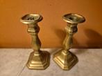 Paar vintage messing kandelaars Louis XV, Ophalen, Overige materialen