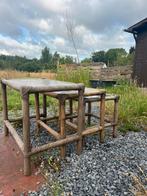 Rotan inschuifbare bijzet tafeltjes, Ophalen