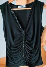 Prachtig topje met stretch. Lili Pop Paris. Medium/smal, Maat 38/40 (M), Zwart, Ophalen of Verzenden, Zo goed als nieuw