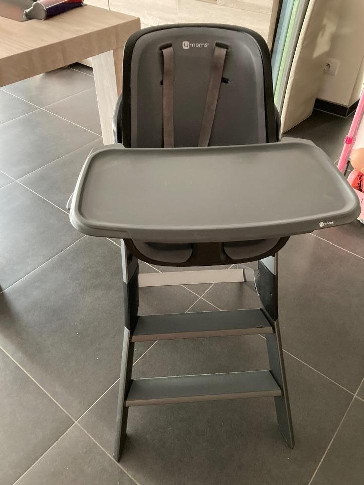 4 Moms kinderstoel, Kinderen en Baby's, Kinderstoelen, Gebruikt, Meegroeistoel, Aanschuifbaar, Afneembaar eetblad, Gordel(s), Ophalen