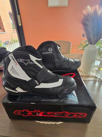 ALPINESTARS SMX-1 R V2 zwart/wit, Seconde main, Bottes, Enlèvement, Alpinestars