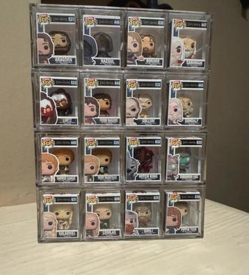 Complete set mini Funko Pops The Lord of the Rings (16 stuks, Enlèvement ou Envoi, Comme neuf