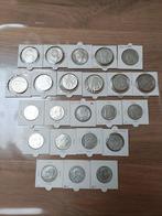Lot zilveren Belgische munten, Timbres & Monnaies, Monnaies | Belgique, Argent, Enlèvement ou Envoi, Argent, Monnaie en vrac