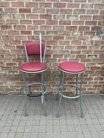 3 barkrukken met leuning 1 zonder, Ophalen, Gebruikt