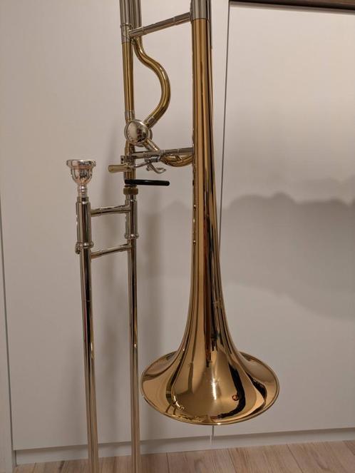 Thomann Trombone Probone 4M + Protec Koffer, Muziek en Instrumenten, Blaasinstrumenten | Trombones, Gebruikt, Met koffer, Ophalen