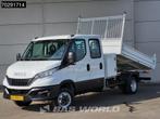 Iveco Daily 35C16 3.0L Open Laadbak met Kist Dubbel Cabine 3, Auto's, Stof, Gebruikt, Euro 6, 4 cilinders