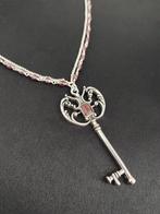 Dolce Luna Ketting - Verzilverd & Sleutelhanger, Handtassen en Accessoires, Kettingen, Ophalen, Met hanger, Nieuw, Zilver