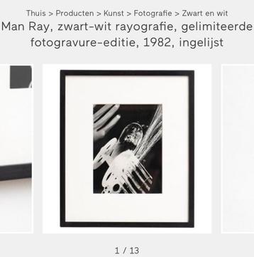 Man RAY. Heliogravure. bekend en gezocht. oud. zie foto's beschikbaar voor biedingen