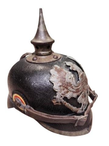 Pruisische „Pickelhaube” punthelm, Eerste Wereldoorlog beschikbaar voor biedingen