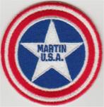 Martin USA stoffen opstrijk patch embleem, Collections, Vêtements & Patrons, Envoi, Neuf