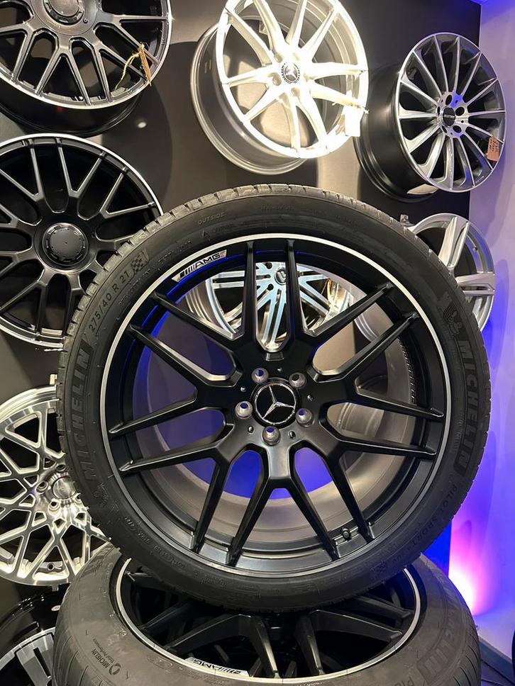 Kit Nieuwe Mercedes GLE/GLE COUPE 21 inch AMG Michelin, Auto-onderdelen, Banden en Velgen, Band(en), 21 inch, 275 mm, Personenwagen