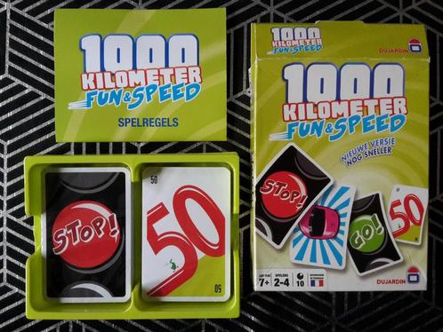 Nieuw spel 1000 kilometer Fun & Speed, E. Dujardin, 2-4 sp., Hobby & Loisirs créatifs, Jeux de société | Jeux de cartes, Comme neuf