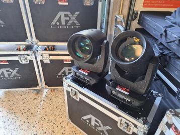 LYRES led 100 w beam AFX light + flight case, Enlèvement, Comme neuf