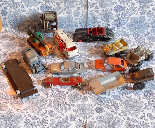 Lot de voiture miniature pour pièce ou à restaurer, Collections, Jouets, Utilisé, Enlèvement ou Envoi