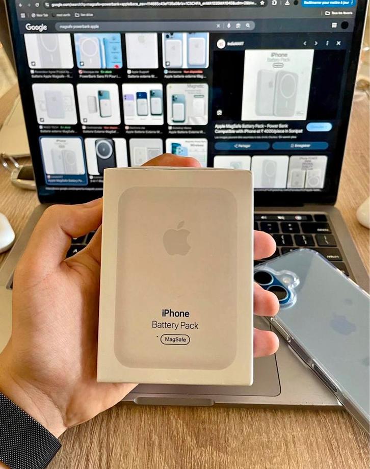 Batterie MagSafe Apple 5000 mAh - Neuve et scellée, Telecommunicatie, Powerbanks, Nieuw, Verzenden