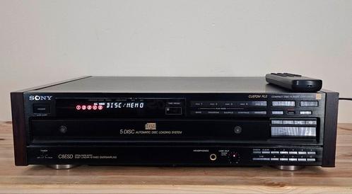 Sony CDP C8ESD cd speler, Audio, Tv en Foto, Cd-spelers, Zo goed als nieuw, Sony, Wisselaar, Ophalen of Verzenden