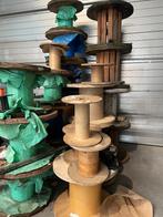 Lege houten haspels, Tuin en Terras, Ophalen, Gebruikt