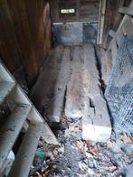 4 eiken balken, Enlèvement, Comme neuf, Chêne