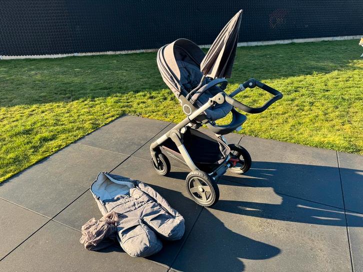 Stokke Trailz Koets Buggy Set, Kinderen en Baby's, Kinderwagens en Combinaties, Gebruikt, Kinderwagen, Overige merken, Luchtbanden